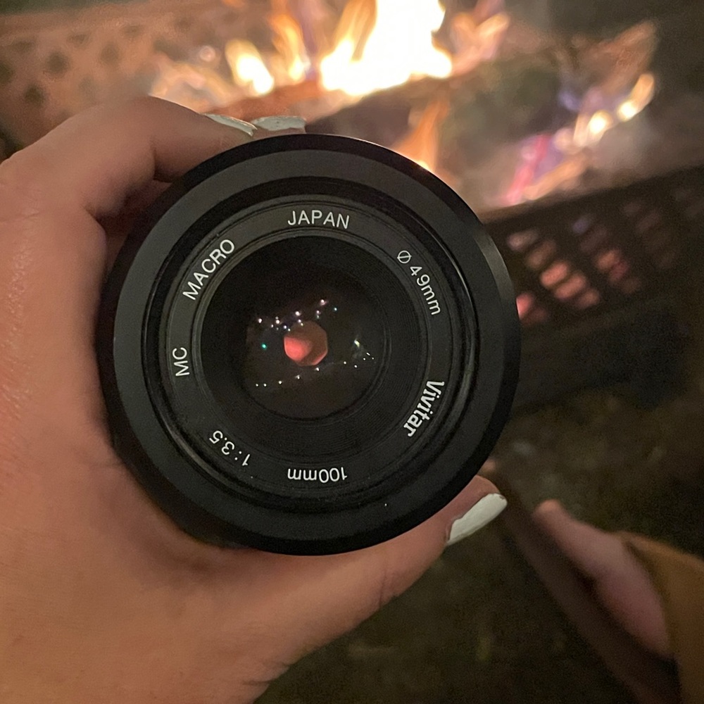vivitar 100mm macro f3.5 lens